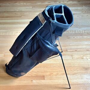 Vintage Highlander Golf Lightweight Stand Bag Shoulder Strap Carry 4 Way Divider